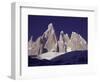 Cerro Torre (3128M) and Torre Egger Peaks, Patagonia, Argentina-Leo & Mandy Dickinson-Framed Premium Photographic Print