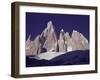 Cerro Torre (3128M) and Torre Egger Peaks, Patagonia, Argentina-Leo & Mandy Dickinson-Framed Photographic Print