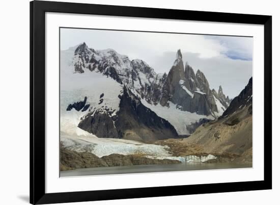 Cerro Torre and Laguna Torre-Tony-Framed Photographic Print