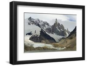 Cerro Torre and Laguna Torre-Tony-Framed Photographic Print