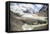 Cerro Torre  Looms On The Horizon In Los Glaciares National Park - Santa Cruz Province, Argentina-Dan Holz-Framed Stretched Canvas