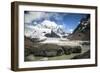 Cerro Torre  Looms On The Horizon In Los Glaciares National Park - Santa Cruz Province, Argentina-Dan Holz-Framed Photographic Print