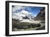 Cerro Torre  Looms On The Horizon In Los Glaciares National Park - Santa Cruz Province, Argentina-Dan Holz-Framed Photographic Print