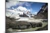 Cerro Torre  Looms On The Horizon In Los Glaciares National Park - Santa Cruz Province, Argentina-Dan Holz-Mounted Photographic Print