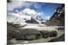 Cerro Torre  Looms On The Horizon In Los Glaciares National Park - Santa Cruz Province, Argentina-Dan Holz-Mounted Photographic Print