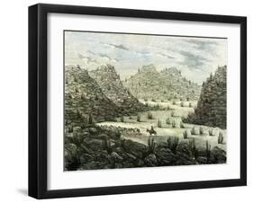 Cerros 1869 Peru-null-Framed Giclee Print