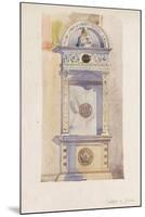 Certosa di Pavia, Study of a Jesuit Altar, 1891-Charles Rennie Mackintosh-Mounted Giclee Print