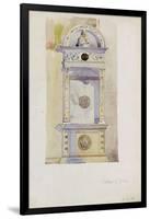 Certosa di Pavia, Study of a Jesuit Altar, 1891-Charles Rennie Mackintosh-Framed Giclee Print