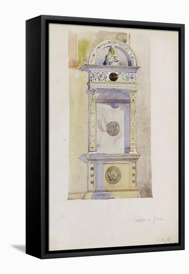 Certosa di Pavia, Study of a Jesuit Altar, 1891-Charles Rennie Mackintosh-Framed Stretched Canvas