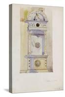 Certosa di Pavia, Study of a Jesuit Altar, 1891-Charles Rennie Mackintosh-Stretched Canvas