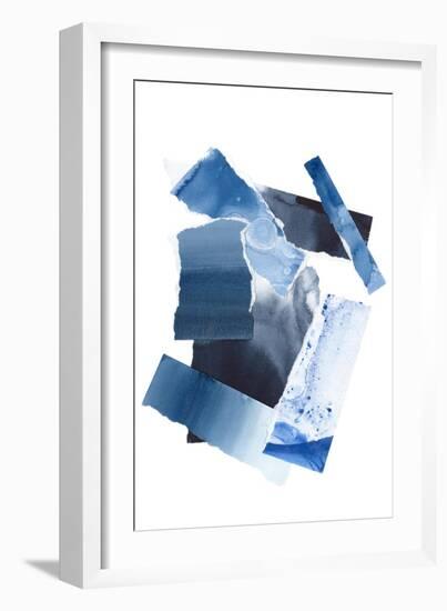 Cerulean Assemblage 1-Stefano Altamura-Framed Giclee Print