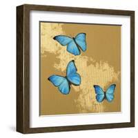 Cerulean Butterfly II-Joanna Charlotte-Framed Art Print