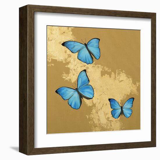 Cerulean Butterfly II-Joanna Charlotte-Framed Art Print