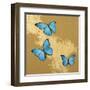 Cerulean Butterfly II-Joanna Charlotte-Framed Art Print