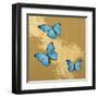 Cerulean Butterfly II-Joanna Charlotte-Framed Art Print