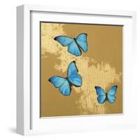 Cerulean Butterfly II-Joanna Charlotte-Framed Art Print