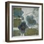 Cerulean Poppies I-Robert Lacie-Framed Giclee Print