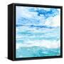 Cerulean Sea I-Victoria Borges-Framed Stretched Canvas