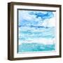 Cerulean Sea I-Victoria Borges-Framed Art Print