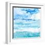 Cerulean Sea I-Victoria Borges-Framed Art Print