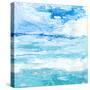 Cerulean Sea I-Victoria Borges-Stretched Canvas