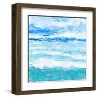 Cerulean Sea II-Victoria Borges-Framed Art Print