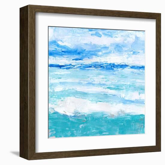 Cerulean Sea II-Victoria Borges-Framed Art Print