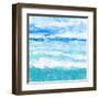 Cerulean Sea II-Victoria Borges-Framed Art Print