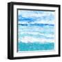 Cerulean Sea II-Victoria Borges-Framed Art Print