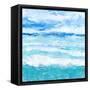 Cerulean Sea II-Victoria Borges-Framed Stretched Canvas
