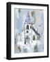 Cerulean Spire II-Annie Warren-Framed Art Print