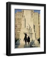 Cervantes Monument, Madrid, Spain, Europe-Upperhall Ltd-Framed Photographic Print