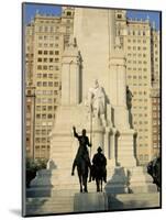 Cervantes Monument, Madrid, Spain, Europe-Upperhall Ltd-Mounted Photographic Print