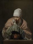 Girl in a Large Hat, c.1645-50-Cesar Boetius van Everdingen-Framed Stretched Canvas