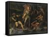 César et sa fortune-Jules Elie Delaunay-Framed Stretched Canvas