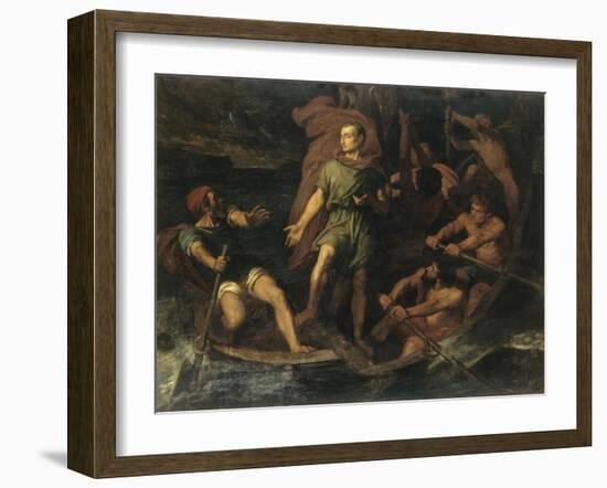 César et sa fortune-Jules Elie Delaunay-Framed Giclee Print