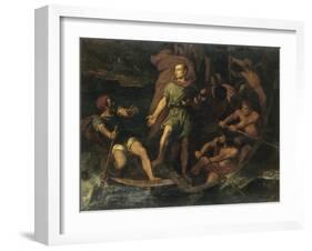 César et sa fortune-Jules Elie Delaunay-Framed Giclee Print