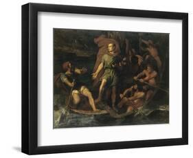 César et sa fortune-Jules Elie Delaunay-Framed Premium Giclee Print