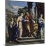 César remet Cléopâtre sur le trône d'Egypte-de Cortone Pierre-Mounted Giclee Print