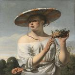 Girl with a Large Hat-Cesar Van Everdingen-Giclee Print