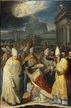 The Procession of Gregory the Great during the Plague in Rome-Cesare Aretusi-Giclee Print