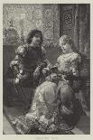 The Courtship, 1888 (Oil on Canvas)-Cesare-Auguste Detti-Giclee Print