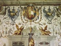 Grotesque Figures, Lions and Jugglers, Detail of Decoration of Hall of Jugglers-Cesare Baglione-Giclee Print