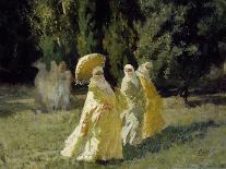 The Favorites in the Park, 1870-Cesare Biseo-Giclee Print