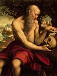 St. Jerome-Cesare Da Sesto-Framed Stretched Canvas