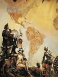 Christopher Columbus and the Discovery of America-Cesare Dell'acqua-Giclee Print