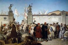 Dedication of Trieste to Austria, Detail-Cesare Dell'acqua-Giclee Print