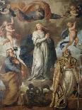 Immaculate Conception, with St. Joseph and St. Nicholas-Cesare Fracanzano-Giclee Print