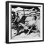 Cesare Pavese on a Deckchair-null-Framed Giclee Print