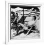 Cesare Pavese on a Deckchair-null-Framed Giclee Print